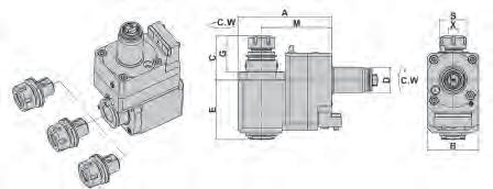 AND DRILLLING (unit: mm) MURATEC D X MT20-MW MW40-DA35- ER16 40 1-10 ER16 S MAX RPM A B C E F G 30