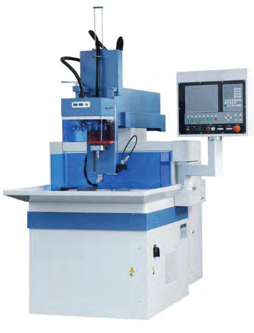 EDM & ACCESSORIES CNC CONTROL SYSTEM (0.0001 Resolution with Auto Depth Control). 50 Amp. Max. Machining Current. High Pressurize Pump. C-5 Grade Ball Screws. Motorized Backslide.