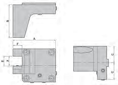 Tool Holder NAKAMURA TOME Boring Bar Holder Cutting Holder (unit: mm) External Coolant Machine X A B C M SP-WT-150-B31.75-70 IN 1.25 3.82 3.54 3.54 2.