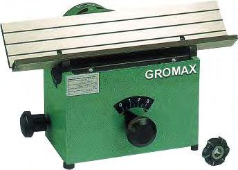 00 GROMAX Chamfering & Deburring Machine Simplified operation Easy to be bevelled for any length made of steel, cast iron, nonferrous metals, plastics,