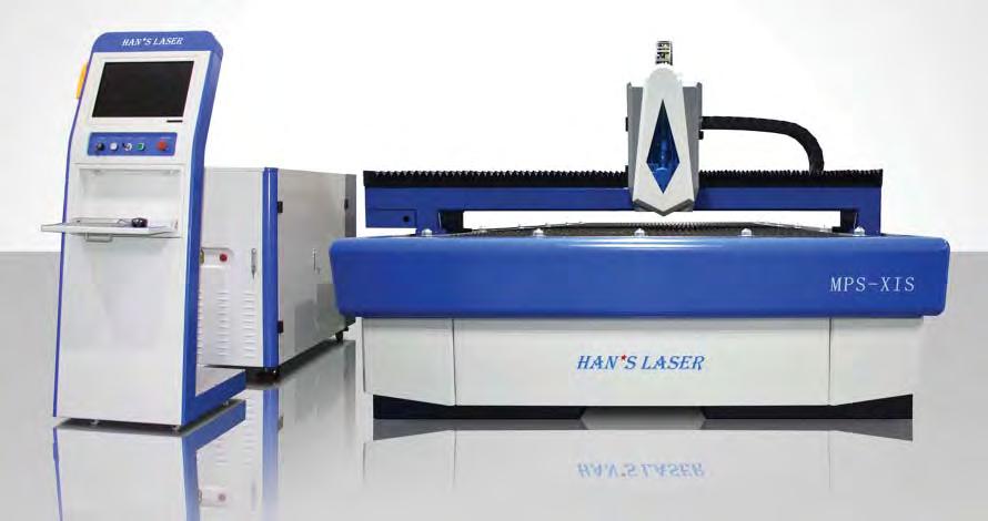 Laser Machine GROMAX - HAN S FIBER LASER CUTTER SERIES High performance. Fiber laser generator with service life of up to more than 100,000 hours.