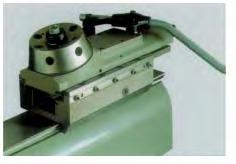 5 HP 2 speed Max. swing over bed 11 Spindle speed 130~3000 rpm Spindle drive motor 1HP, 2 speed 220V Spindle capacity: w/ round 5C collets 1 1/16 w/ hex.