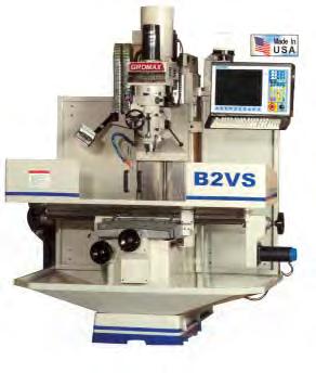 com for more bed-type models Features and Table B2VS B3VS Working Surface 10 x54 12 x60 X Axis Travel 30 41 Y Axis travel 18 20 Table Load 1500 LBS 2200LBS Spindle Head Spindle Motor 5HP 5HP Spindle