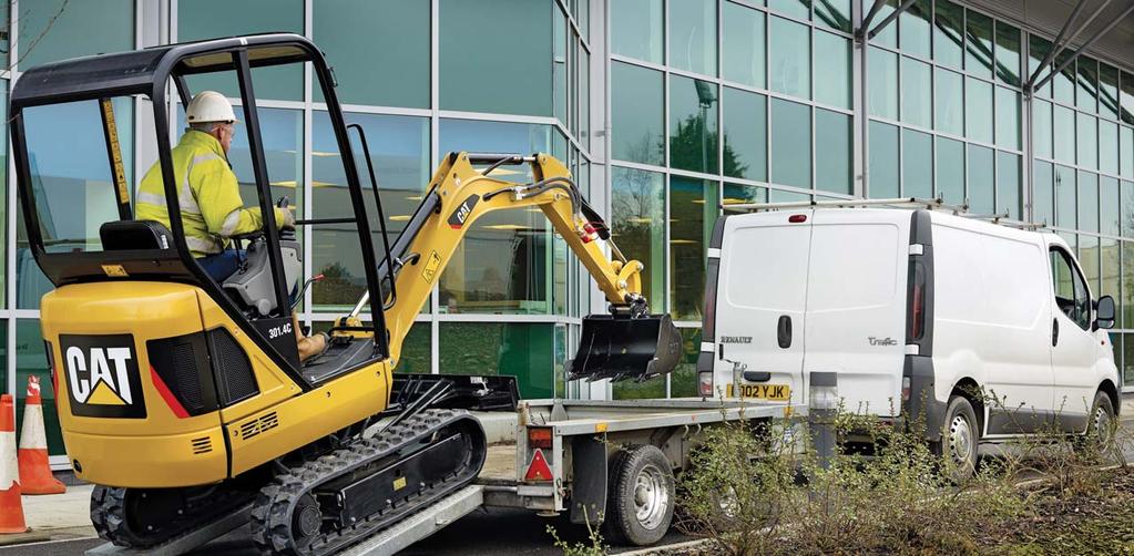 Versatility Easy to transport and greater site access Easy Transportation Compact in size and weighing just