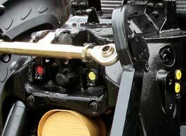 Front PTO (Optional) Front PTO for 6400 series tractors is available factory installed. The front PTO is compatible with the front 3-point linkage.