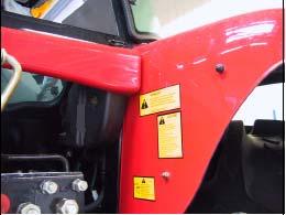 Operators can simply look at the level of the coolant in the tank, and compare to the markings to see if additional