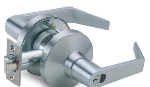 DIAMOND DOOR PRODUCTS GRADE 1 CYLINDRICAL LEVER LOCK FEATURES * Cylindrical type construction * Non-handed * 2 ¾ backset * Chrome (US26D) finish (Stainless steel option) * Stainless steel latchbolt