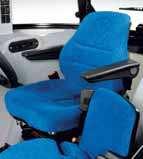 The ROPS version features a hard wearing yet comfortable vinyl operator and instructor seat.