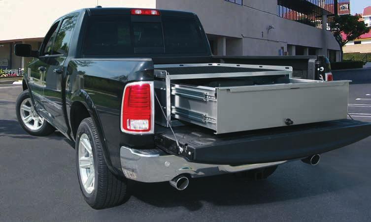 MAX-40 SECURE PICKUP DRAWER UNIT EZ STAK recommends using a bed cover for optimal protection from the elements.