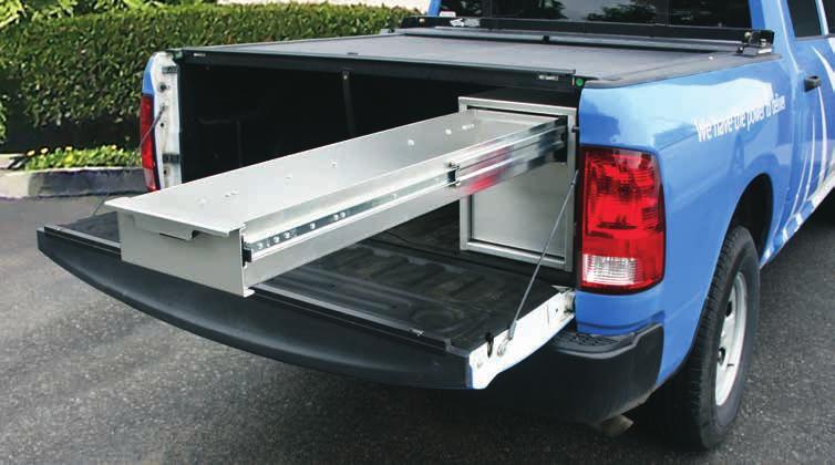 SIDEKICK WHEELWELL DRAWERS EZ STAK recommends using a bed cover for optimal protection from the elements.