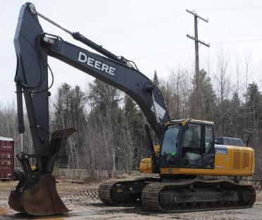 EXTREMELY WELL MAINTAINED HEAVY CONSTRUCTION FLEET View of JOHN DEERE & LINKBELT hydraulic excavators available 2014 View of JOHN DEERE LOGGER