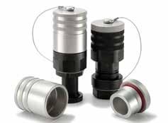 Hydraulic Quick Couplings Non-Spill FET Series Connect Under Pressure Threaded connection FET Series Dust Caps and Plugs Nipple Dust Cap Coupler Dust Plug 3/8 FET3DC-01