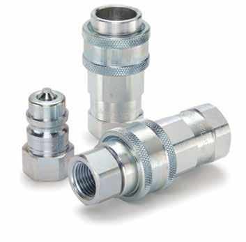 Hydraulic Quick Couplings General Purpose SM Series High Pressure Manual sleeve, poppet valve SM Series double shut-off couplings are versatile for use across a spectrum of hydraulic applications