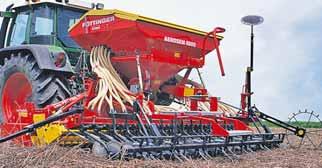 Where there is a lot of straw LION rotary harrow-drill combinations also incorporate the straw.