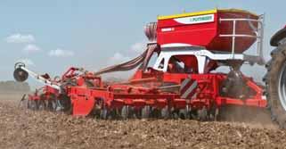 A catch crop may be sown when planting green crops. TERRASEM universal seed drill s leading tillage implements also have an excellent incorporating effect.