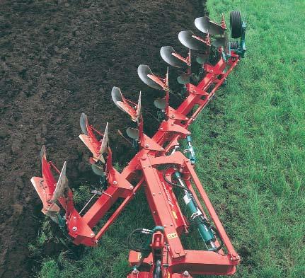 Together with the special heat-treated 120x200mm mainframe and heavyduty 300 headstock, the EO/LO plough is built to withstand all the forces encountered during operation for trouble-free ploughing.