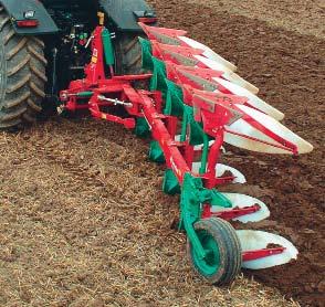 Designed for light to medium soil conditions, this plough offers most of the proven features of the larger and heavier Kverneland reversible ploughs.