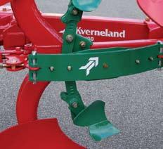 Quick-Fit The Quick-Fit point system can be fitted to all Kverneland plough bodies and reduces the down time in