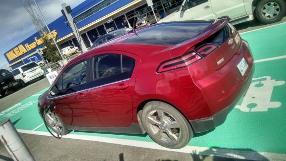 Nissan Leaf Also over 4,000 non-plug in hybrids Nissan Leaf charging at South Edmonton Common MEC Photo Credit: