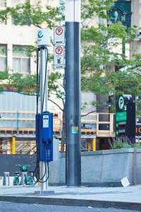 Curbside EV Charging Station Project City partnering to install up to 10 charging stations in high density, commercial and