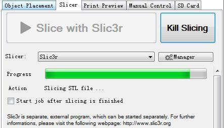 When slicing is finished, click print to begin printing. 7 Introduction of new function 7.