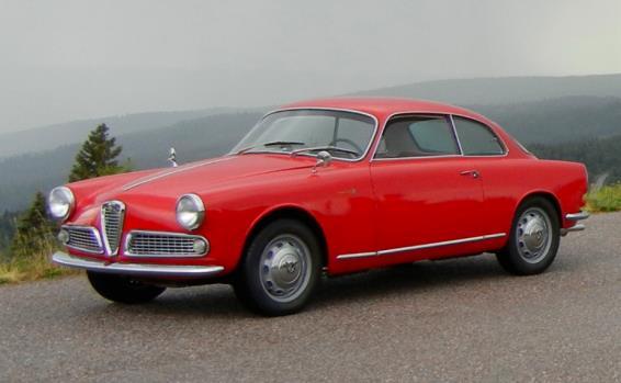 Alfa Romeo Giulietta Sprint 1959 (photo from internet): Alfa Romeo Giulietta Sprint is a sports car