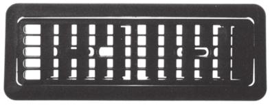 DIMENSIONS ABOVE LOUVERS SNAP INTO 1/16 (1.59mm) TO 1/8 (3.