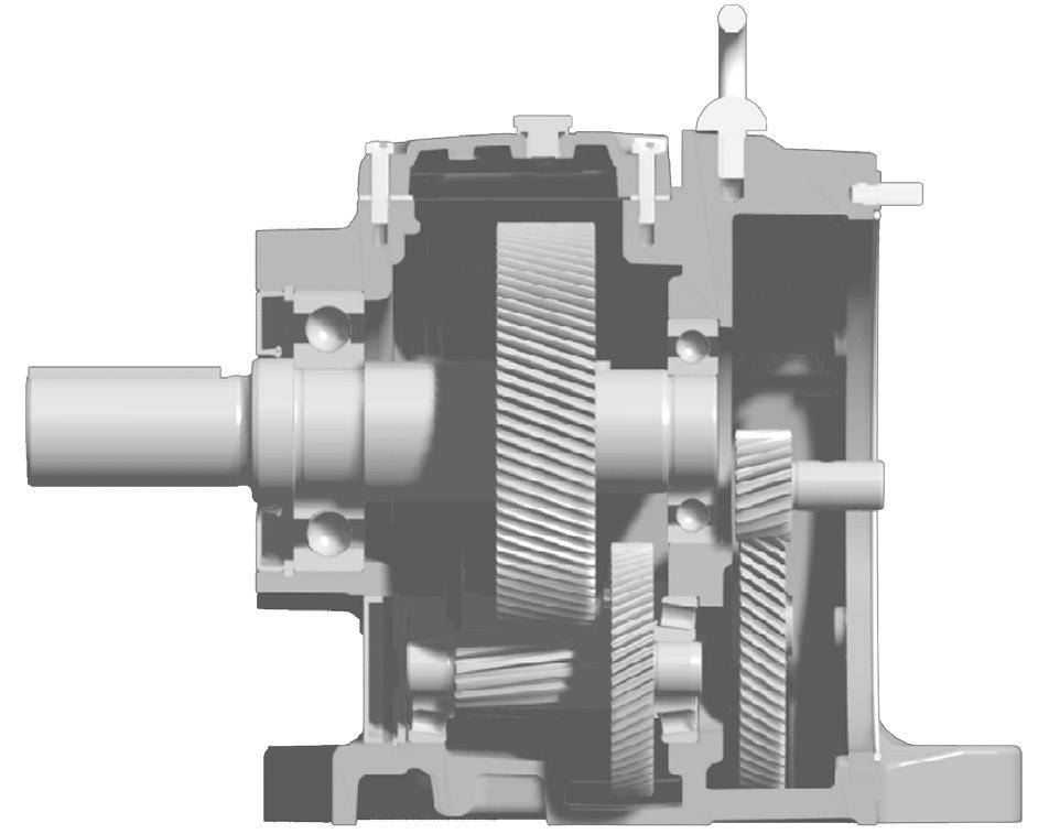Series General Information Selection Information General helical gearmotors and speed reducers incorporate the latest in design and manufacturing technologies to deliver an energy efficient, helical,