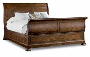 BEDROOM ACCENTS / LIVING ROOM TABLES TOFFEE Sleigh Bed with Platform Footboard Sleigh Bed with Sleigh