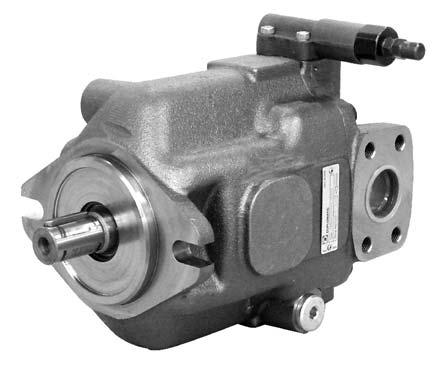 16 100/110 ED VPPM VARIABLE DISPLACEMENT AXIAL-PISTON PUMPS OPERATING PRINCIPLE The VPPM pumps are variable displacement axial-piston pumps with variable swash plate, suitable for applications with