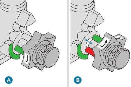 Practical information A. Locked position; the locking wheel is in contact with the towball (no gap). B.