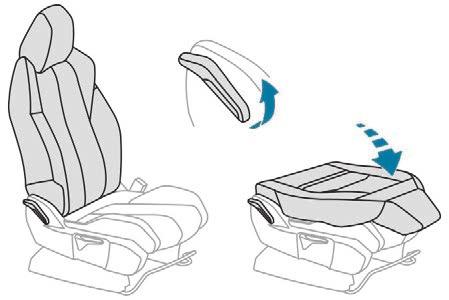Ease of use and comfort Placing the passenger seat in the table position The backrest of the passenger seat can be fully folded forward and secured in this position.