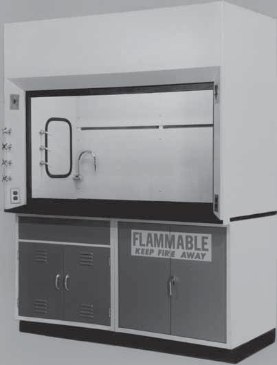 Airfoil Bypass Fume Hoods Continuous air fl ow across the work surface of the Airfoil Bypass Fume Hood exhausts potentially hazardous vapors safely away from the work environment, even with the sash