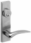 Mortise Trims and Functions ED7600 Mortise Exit Device ANSI Type Type Function Description ED7600 10 Exit Only 01 Exit only; no trim.