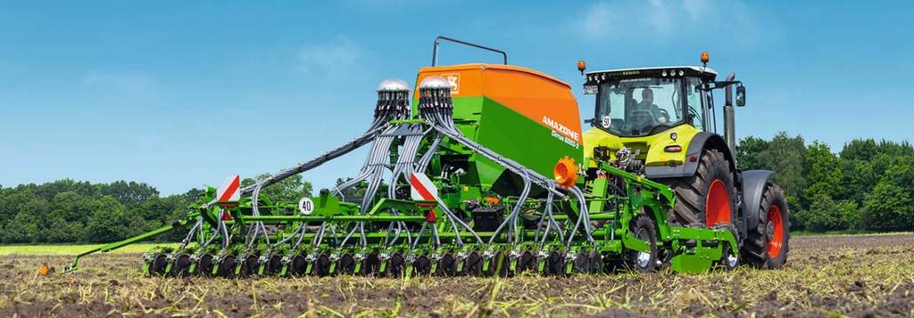 Sowing technology Cirrus 6003-2/6003-2C trailed sowing combination with TwinTeC + double disc coulters 40 41 Cirrus 6003-2 trailed sowing combination with TwinTeC + double disc coulters is operated