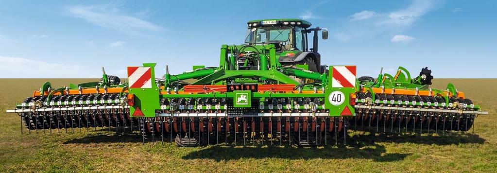 The new models are characterised by their high efficiency and yet a low specific pulling power requirement and thus are ideally suited for operating behind tractors in the 210 to 350 HP class which