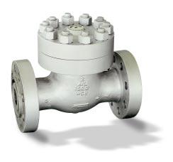 Swing Check Valves - ASME Class 900 & 1500 Figure Numbers 793-8 & 7A3-8 FLANGED END Dimensions (in mm, unless specified) & Weights (in kg) Valve Class 900 Class 1500 A B Approx.Wt. A B Approx.Wt. Size Fl.
