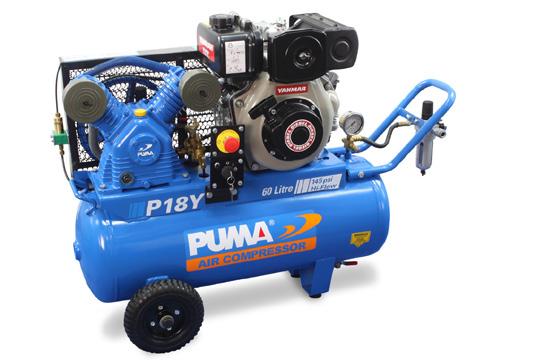 P18Y P18Y ES P22Y Yanmar Engine L48, 4.7 hp L48, 4.7 hp L48, 4.7 hp Starter Rope Pull Key Electric & Rope Pull Rope Pull Emergency Stop Not Available Push Button Not Available Pump Displacement 430 L/min (15.