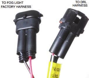 There are two important issues to address when installing fog lights: the first is to minimize the amount of return glare into the drivers eyes, and the other is to minimize the glare into oncoming