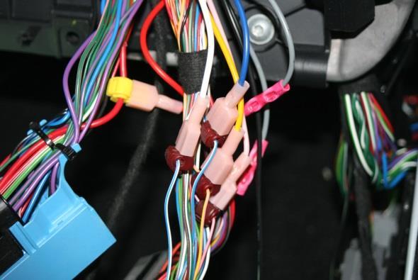 Pass the 16-Pin, Antenna and Drone Cable (if used) over the heater brace.