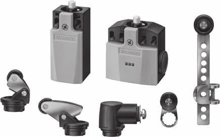 Position switches with plastic and metal enclosures Modular system The 3SE5 series features a new modular system comprising different sizes of the basic switch and an actuator which must be ordered
