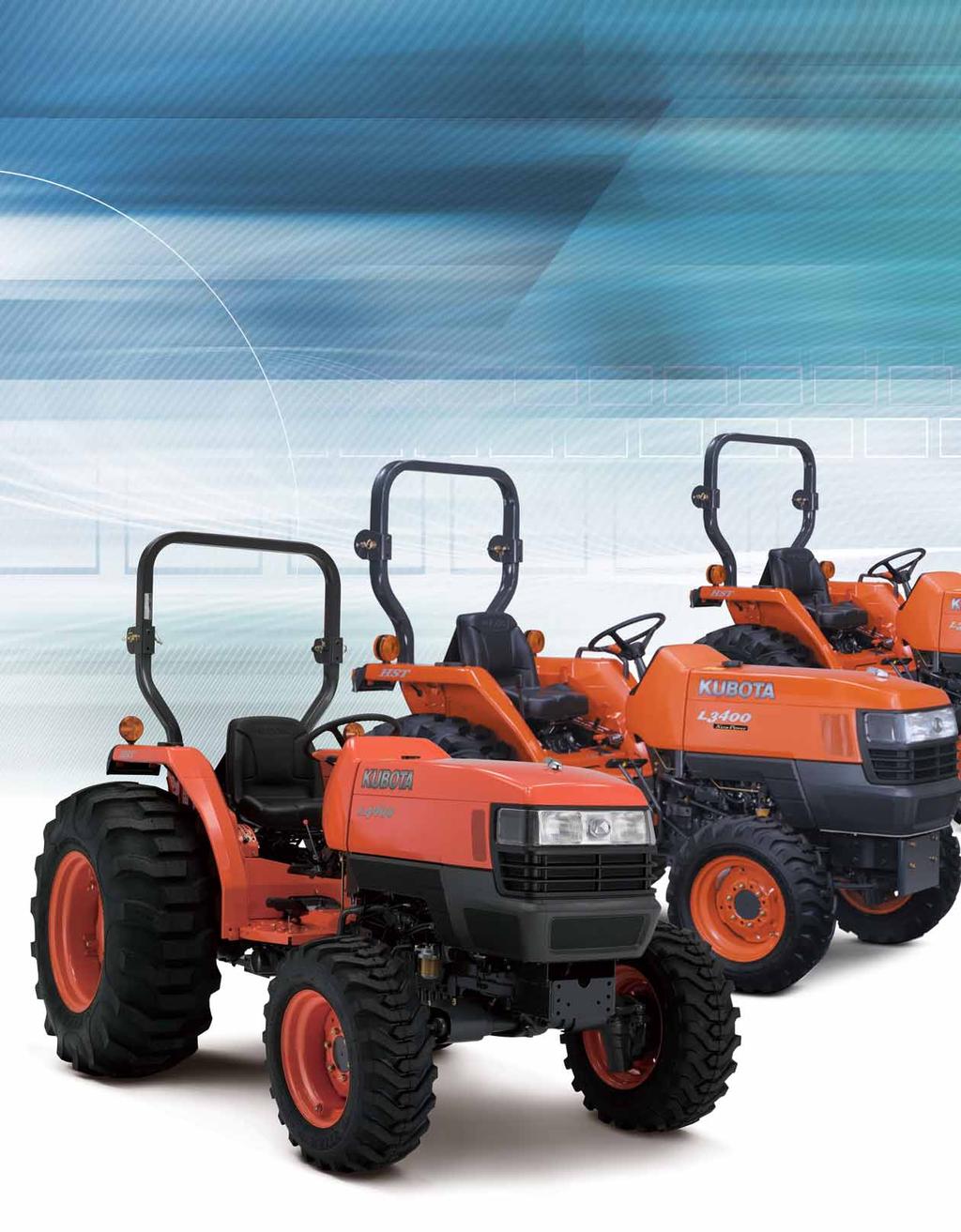 To do the job right, you need the right tract Kubota s standard L-Series lineup lets you HST MODEL NEW L4400 4WD PTO 36.