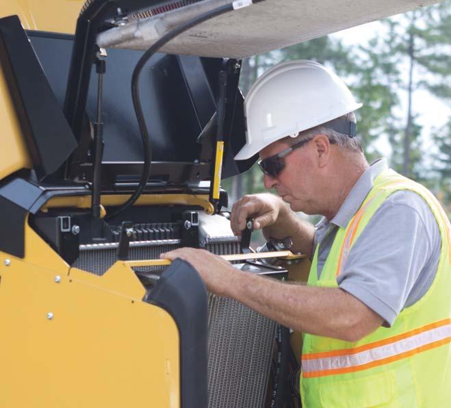 Serviceability Easy maintenance helps keep your machine working.