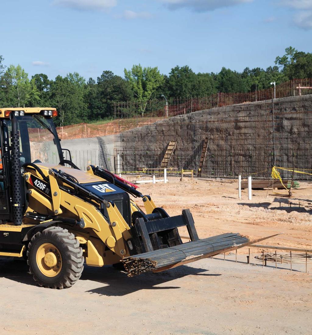 Experience the difference of a Cat Backhoe Loader.