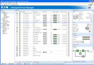Eaton s Intelligent Power Manager Software enables you to: Remotely monitor and manage multiple devices across your network from a single interface.