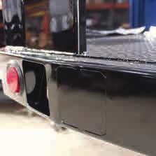 Removable 6 Solid Smooth Steel Rail Extensions Removable Tail Gate w/ Stake Pockets Flush Mount 6k Tie Down Weld on 2.