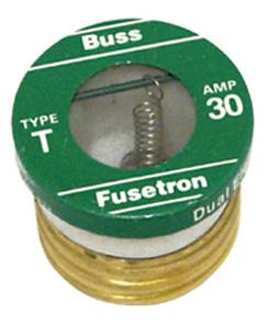 Low voltage, branch circuit fuses S rejection base and T Edison base plug fuses Dual-element, time-delay Edison (T) and rejection base (S) plug fuses.