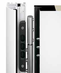 the exterior as standard. ThermoPro With 3 security bolts Profile cylinder Delivered with 5 keys as standard.