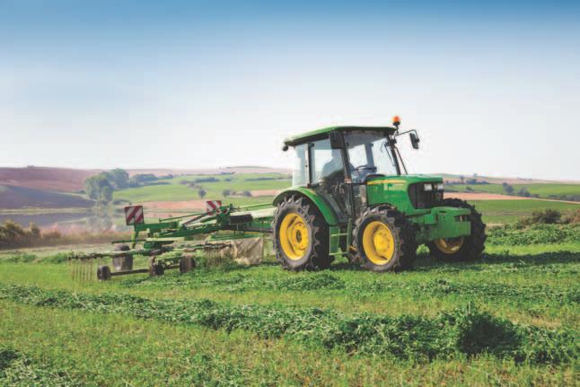 Changing gears made easy All 3-cylinder 5E Series tractors, whether four wheel or