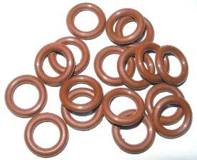 0096 1/4 F Brass 25 10.50 24.0097 3/8 F Brass 25 14.50 BUNA O-RING PACKS PART NUMBER DIMENSION PACK LIST PRICE 39.